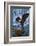 Montana - Eagle Perched with Chicks-Lantern Press-Framed Art Print