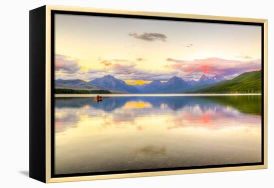 Montana, Glacier National Park. Lake Macdonald Landscape-Jaynes Gallery-Framed Premier Image Canvas