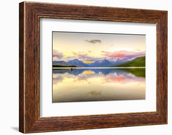 Montana, Glacier National Park. Lake Macdonald Landscape-Jaynes Gallery-Framed Photographic Print