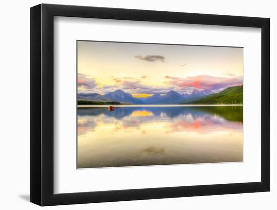 Montana, Glacier National Park. Lake Macdonald Landscape-Jaynes Gallery-Framed Photographic Print