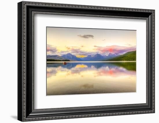 Montana, Glacier National Park. Lake Macdonald Landscape-Jaynes Gallery-Framed Photographic Print