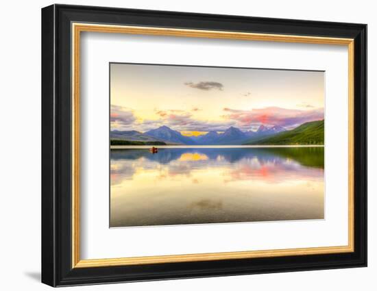 Montana, Glacier National Park. Lake Macdonald Landscape-Jaynes Gallery-Framed Photographic Print
