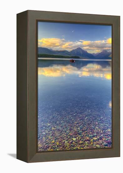 Montana, Glacier National Park. Lake Macdonald Landscape-Jaynes Gallery-Framed Premier Image Canvas