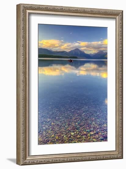 Montana, Glacier National Park. Lake Macdonald Landscape-Jaynes Gallery-Framed Photographic Print