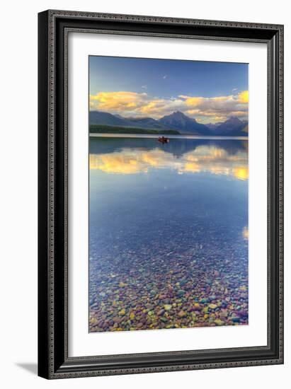 Montana, Glacier National Park. Lake Macdonald Landscape-Jaynes Gallery-Framed Photographic Print