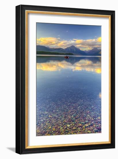 Montana, Glacier National Park. Lake Macdonald Landscape-Jaynes Gallery-Framed Photographic Print