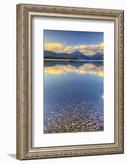 Montana, Glacier National Park. Lake Macdonald Landscape-Jaynes Gallery-Framed Photographic Print