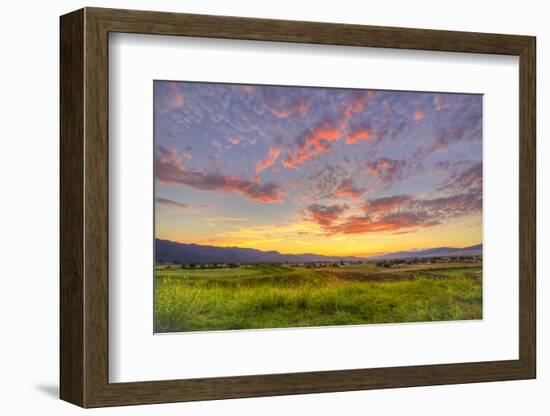 Montana, Missoula. Sunset on Ranch Club Golf Course-Jaynes Gallery-Framed Photographic Print