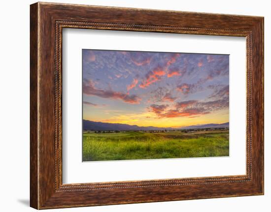 Montana, Missoula. Sunset on Ranch Club Golf Course-Jaynes Gallery-Framed Photographic Print