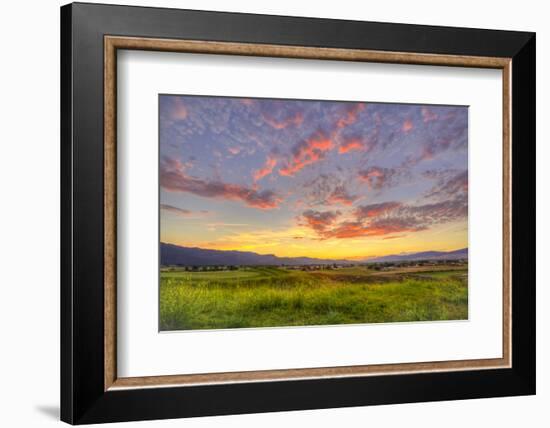 Montana, Missoula. Sunset on Ranch Club Golf Course-Jaynes Gallery-Framed Photographic Print