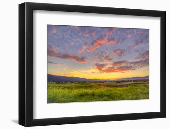 Montana, Missoula. Sunset on Ranch Club Golf Course-Jaynes Gallery-Framed Photographic Print