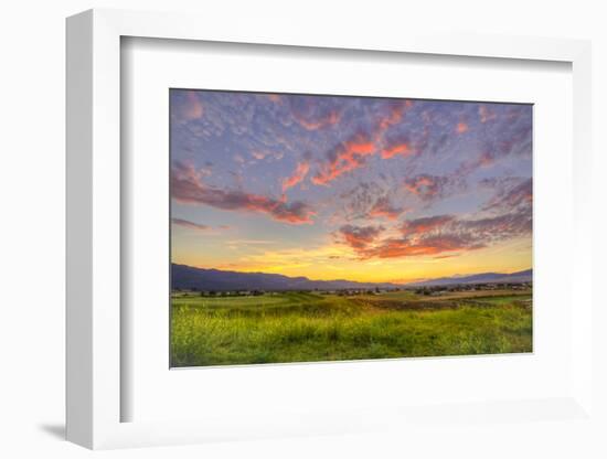 Montana, Missoula. Sunset on Ranch Club Golf Course-Jaynes Gallery-Framed Photographic Print