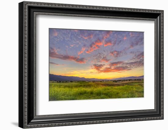 Montana, Missoula. Sunset on Ranch Club Golf Course-Jaynes Gallery-Framed Photographic Print