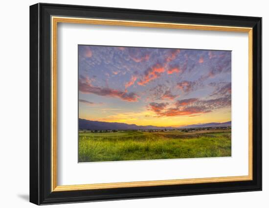 Montana, Missoula. Sunset on Ranch Club Golf Course-Jaynes Gallery-Framed Photographic Print