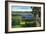 Montana - Panoramic View of Flathead Lake in the Flathead National Forest, c.1922-Lantern Press-Framed Art Print