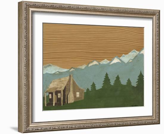 Montana Sky #1-Vanna Lam-Framed Art Print