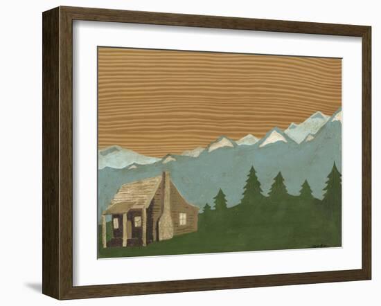 Montana Sky #1-Vanna Lam-Framed Art Print