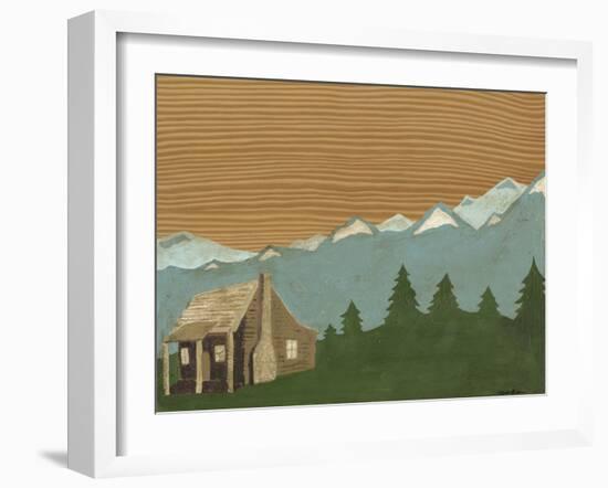 Montana Sky #1-Vanna Lam-Framed Art Print