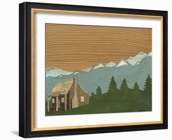 Montana Sky #1-Vanna Lam-Framed Art Print