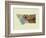 Montana State Map-Lanre Adefioye-Framed Giclee Print