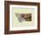 Montana State Map-Lanre Adefioye-Framed Giclee Print