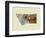 Montana State Map-Lanre Adefioye-Framed Giclee Print