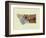 Montana State Map-Lanre Adefioye-Framed Giclee Print