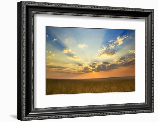 Montana Sunrise-Jason Savage-Framed Art Print