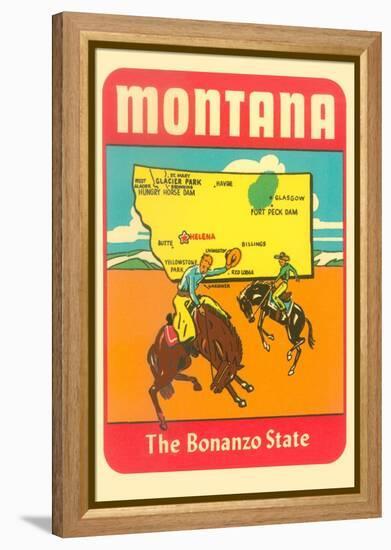 Montana, the Bonanza State-null-Framed Stretched Canvas