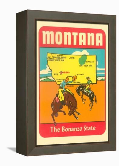 Montana, the Bonanza State-null-Framed Stretched Canvas