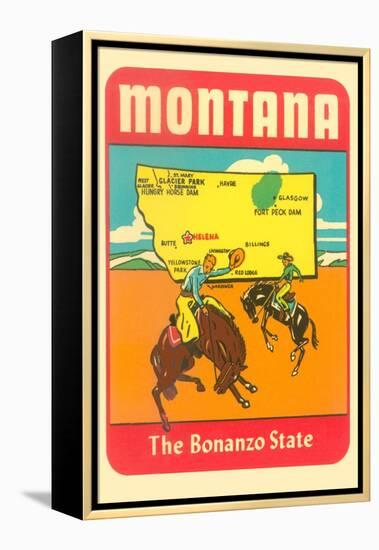 Montana, the Bonanza State-null-Framed Stretched Canvas