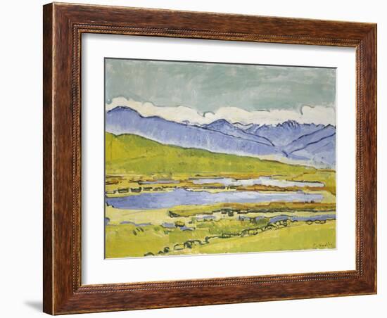 Montanasee, 1915-Ferdinand Hodler-Framed Giclee Print