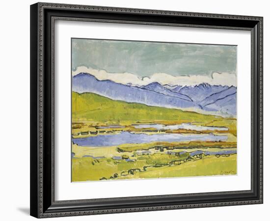 Montanasee, 1915-Ferdinand Hodler-Framed Giclee Print