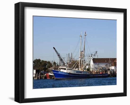 Montauk Harbour, Montauk, Long Island, New York State, United States of America, North America-Robert Harding-Framed Photographic Print