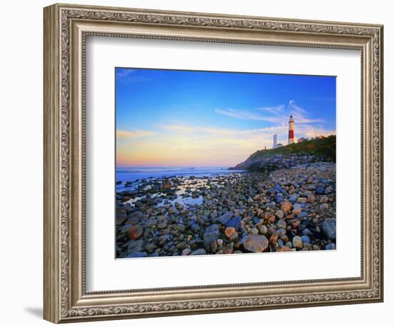 Montauk Lighthouse, Long Island, New York-George Oze-Framed Photographic Print