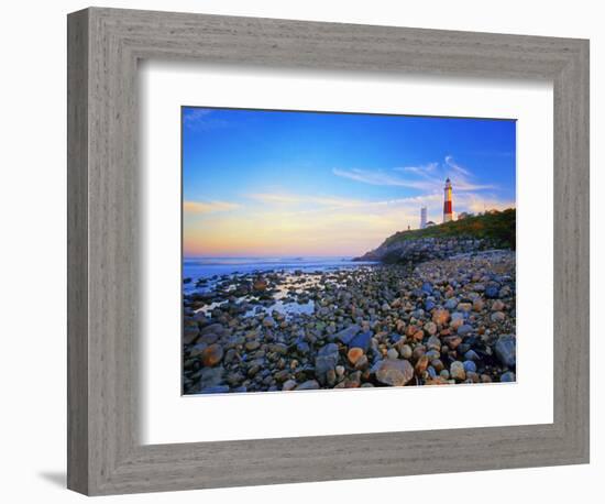 Montauk Lighthouse, Long Island, New York-George Oze-Framed Photographic Print