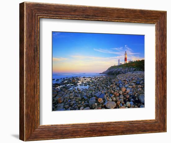 Montauk Lighthouse, Long Island, New York-George Oze-Framed Photographic Print