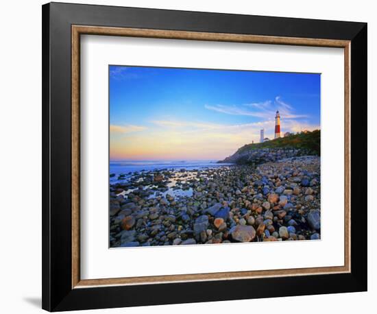 Montauk Lighthouse, Long Island, New York-George Oze-Framed Photographic Print