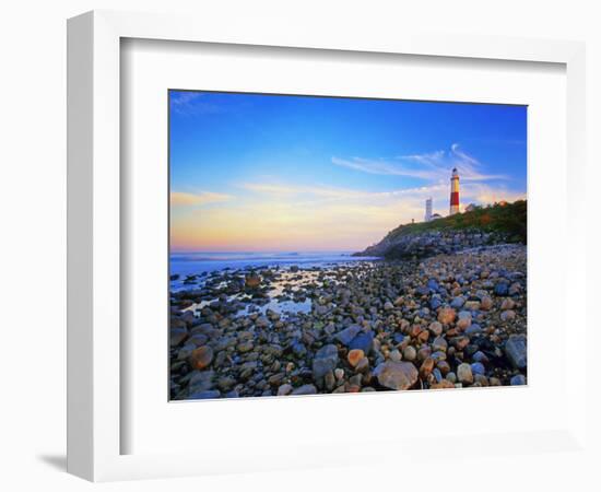 Montauk Lighthouse, Long Island, New York-George Oze-Framed Photographic Print