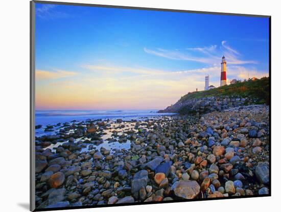 Montauk Lighthouse, Long Island, New York-George Oze-Mounted Photographic Print