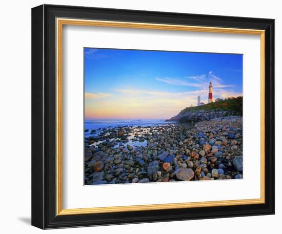 Montauk Lighthouse, Long Island, New York-George Oze-Framed Photographic Print