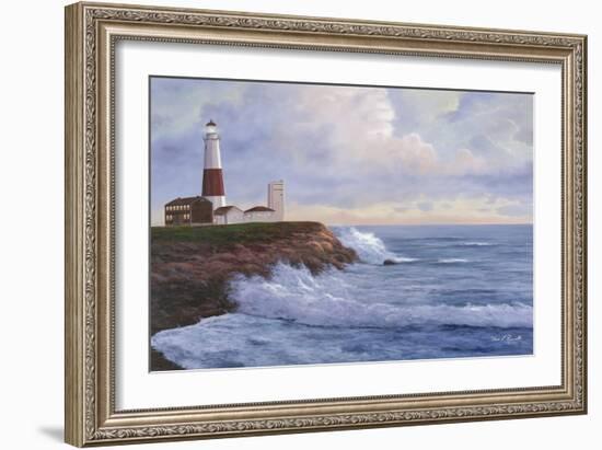 Montauk Lighthouse-Diane Romanello-Framed Art Print