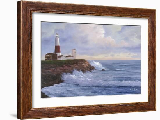 Montauk Lighthouse-Diane Romanello-Framed Art Print