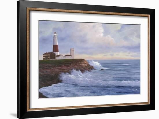 Montauk Lighthouse-Diane Romanello-Framed Art Print