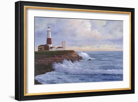 Montauk Lighthouse-Diane Romanello-Framed Art Print