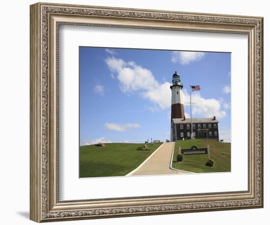 Montauk Point Lighthouse, Montauk, Long Island, New York, United States of America, North America-Wendy Connett-Framed Photographic Print