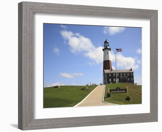 Montauk Point Lighthouse, Montauk, Long Island, New York, United States of America, North America-Wendy Connett-Framed Photographic Print