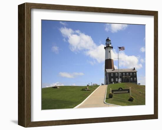 Montauk Point Lighthouse, Montauk, Long Island, New York, United States of America, North America-Wendy Connett-Framed Photographic Print