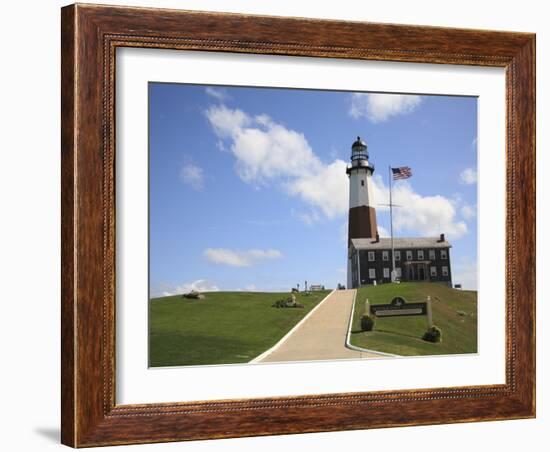 Montauk Point Lighthouse, Montauk, Long Island, New York, United States of America, North America-Wendy Connett-Framed Photographic Print