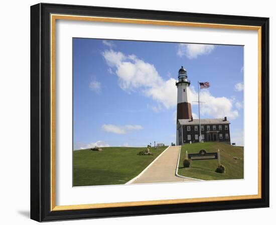 Montauk Point Lighthouse, Montauk, Long Island, New York, United States of America, North America-Wendy Connett-Framed Photographic Print